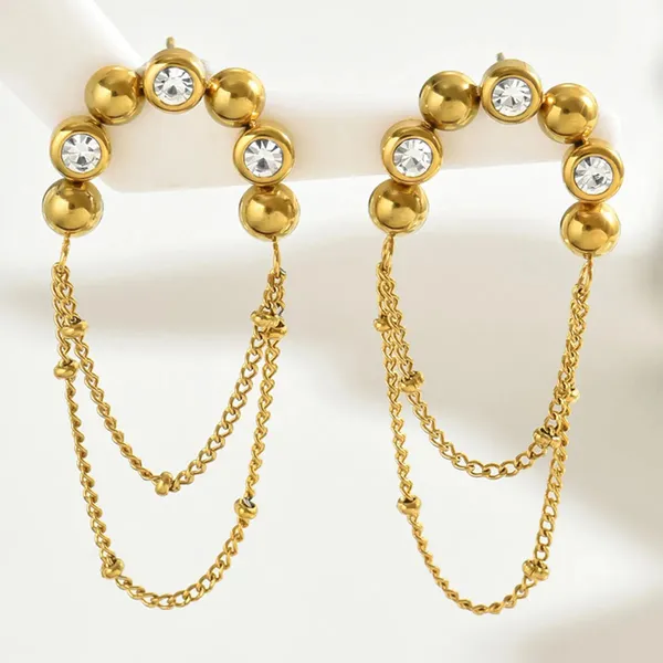 Gold_French_Tassel_Earrings_For_Women